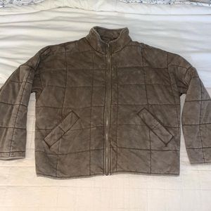 Quilted Bomber Jacket